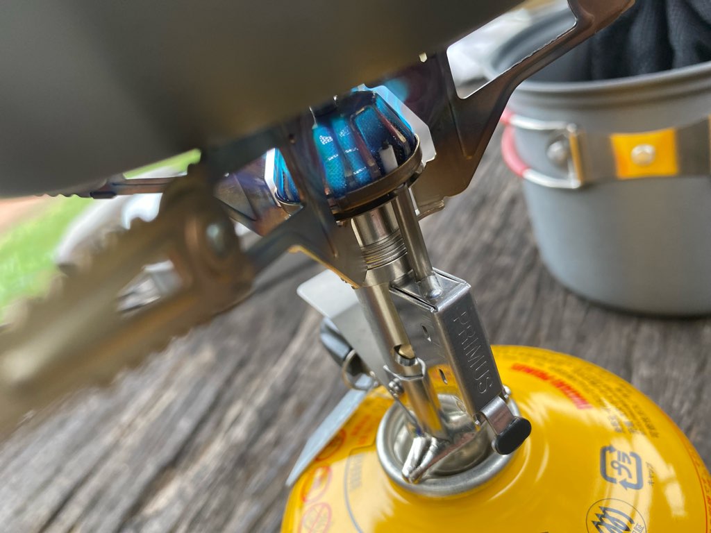 湯沸かしの様子